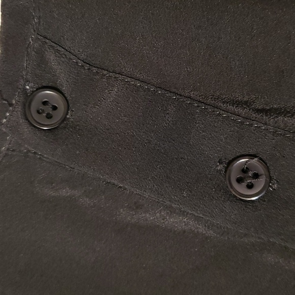 100% silk short-sleeved blouse - Picture 2 of 8